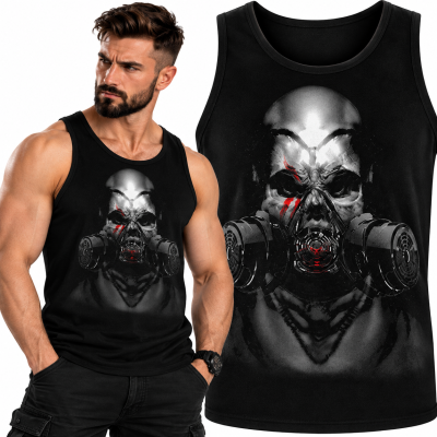 TANK TOP HORROR GAS MASK